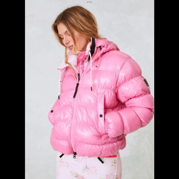 BOGNER love shack fancy down puffer  jacket M - Picture 4 of 6